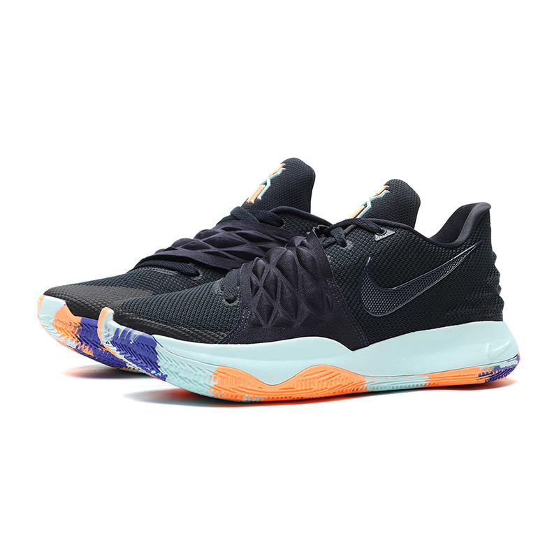 NIKE男鞋篮球鞋欧文系列4时尚撞色低帮实战休闲运动鞋AO8980 AO8980-402暗蓝黑+安蓝黑 44.5码