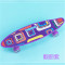 极刻滑行小鱼板系列滑板 靓丽紫-大轮新款