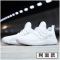 乔丹男鞋跑步鞋2019春季新款跑鞋面透气黑色运动鞋男 白色/银色 44.5