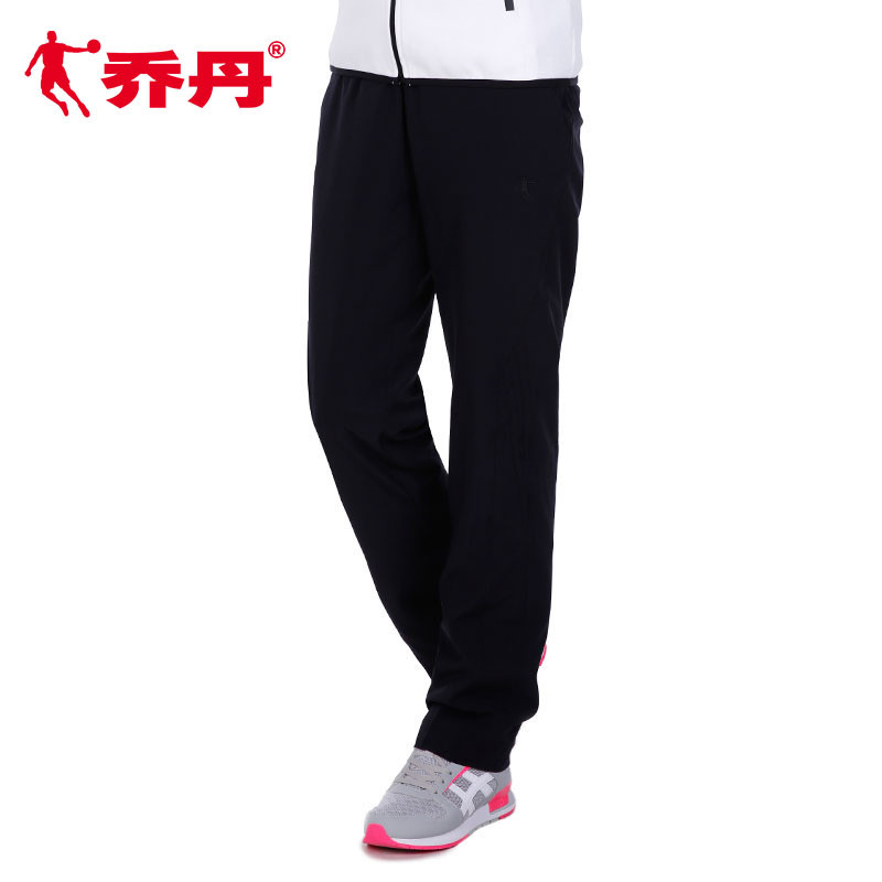 乔丹运动裤女裤2019春季新款直筒休闲裤子薄款速干跑步运动长裤女
