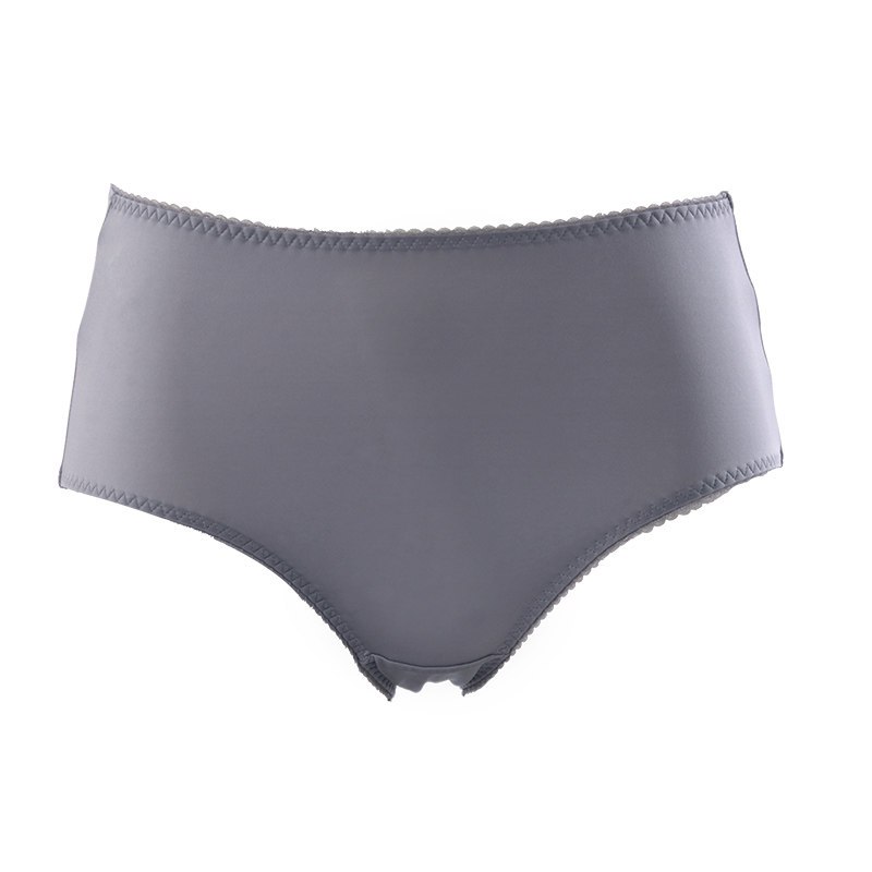 安莉芳旗下E-BRA女式中腰平角裤色舒适内裤K2W0049 M 灰色GRY