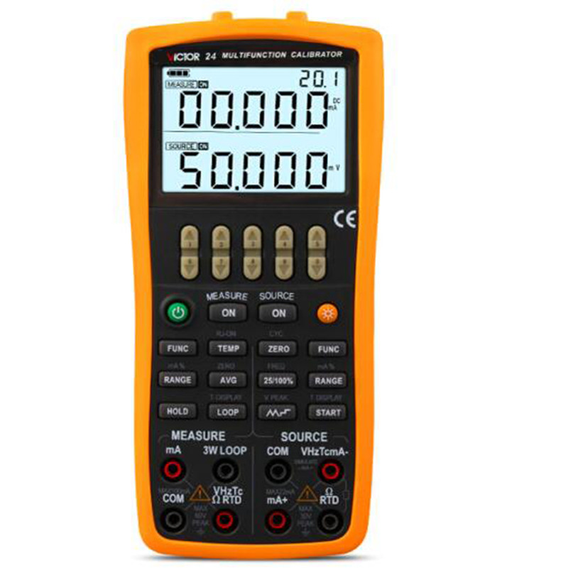 胜利仪器（VICTOR）VC24+充电套装 多功能校验仪 过程仪表 校验仪 过程校准器 过程万用表