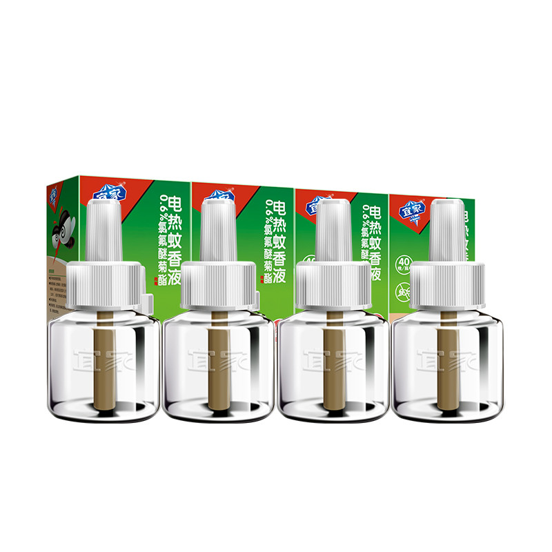 宜家电热蚊香液4瓶补充装