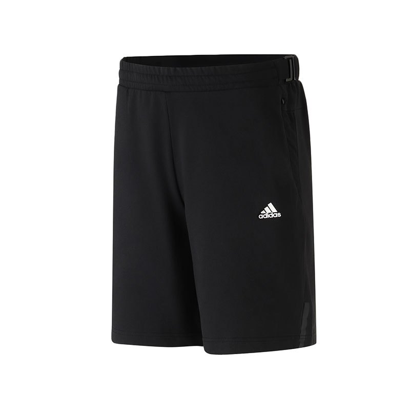 【自营】adidas阿迪达斯男子运动短裤新款网球跑步训练运动服O04785 S O04785黑+白