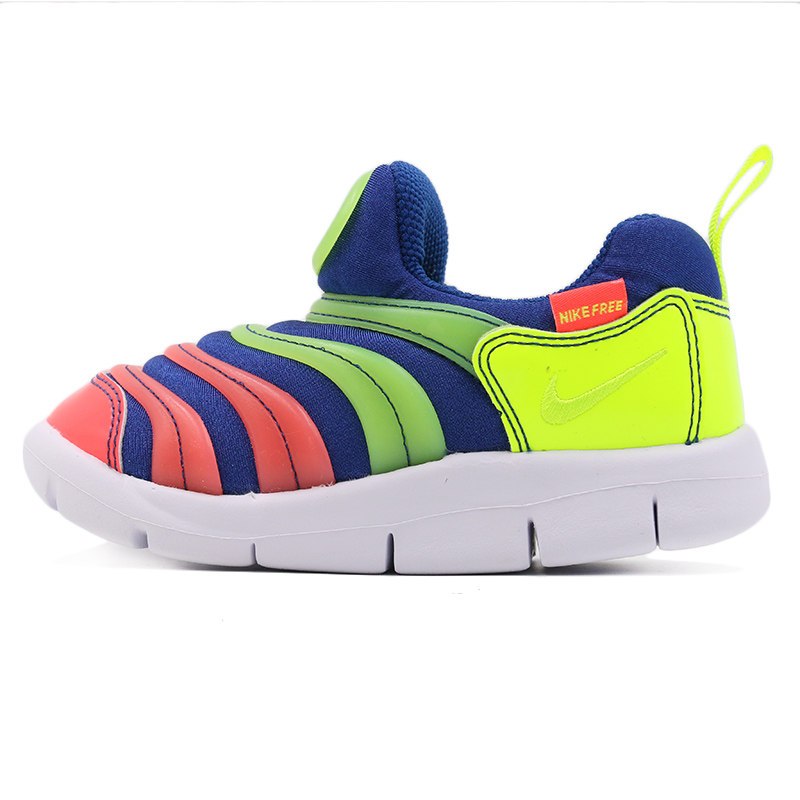 耐克儿童（NIKE KIDS）运动户外男女婴童19新款舒适透气轻便一脚蹬毛毛虫休闲鞋343938 AA7217-400（婴童） 9C（26码）