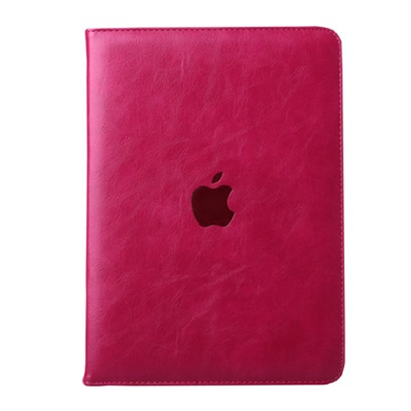 坚酷 2019新款iPad air310.5英寸保护套苹果Pro12.9平板电脑皮套Pro11全包软防摔休眠视频支架外壳 【2017款Pro12.9寸】玫红色