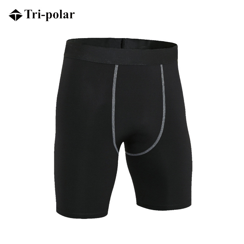三极户外(Tripolar) TP8014 男士速干裤运动健身休闲紧身短裤跑步排汗压缩短裤