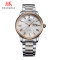 上海牌手表 正品男表全自动机械表休闲情侣款男士女士腕表国产钢带防水3010 玫瑰金男