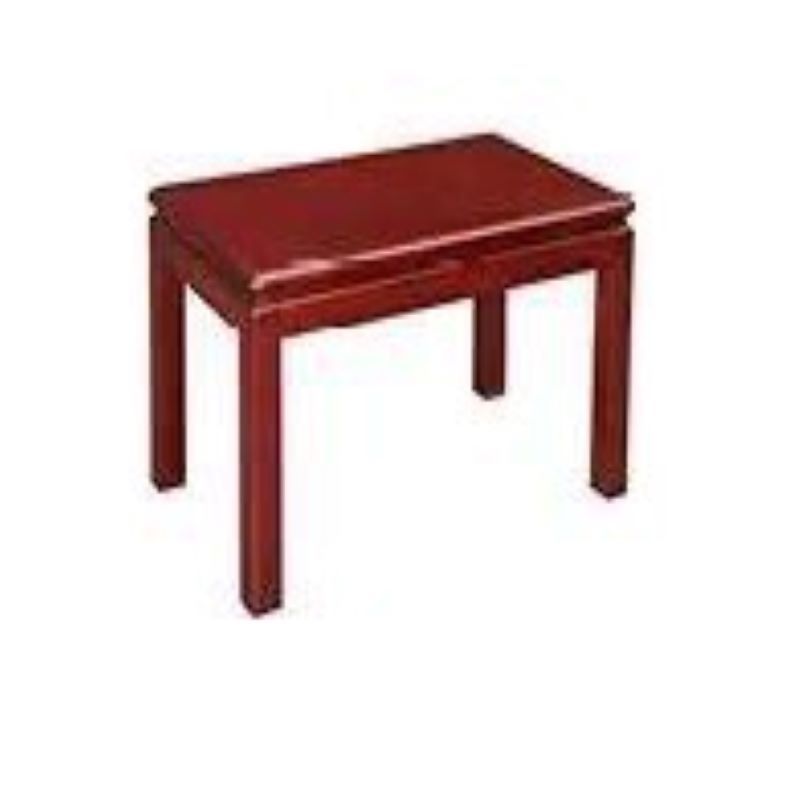 标灿办公家具复古雕花茶几现代禅意茶几 简约客厅小户型茶几办公室接待茶几国风简约角几复古国风简约角几红木升级款 酒红色