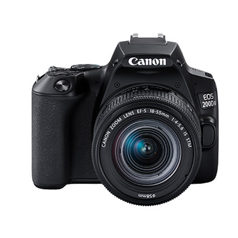 佳能（Canon）迷你单反EOS 200D II（18-55）黑色 数码相机