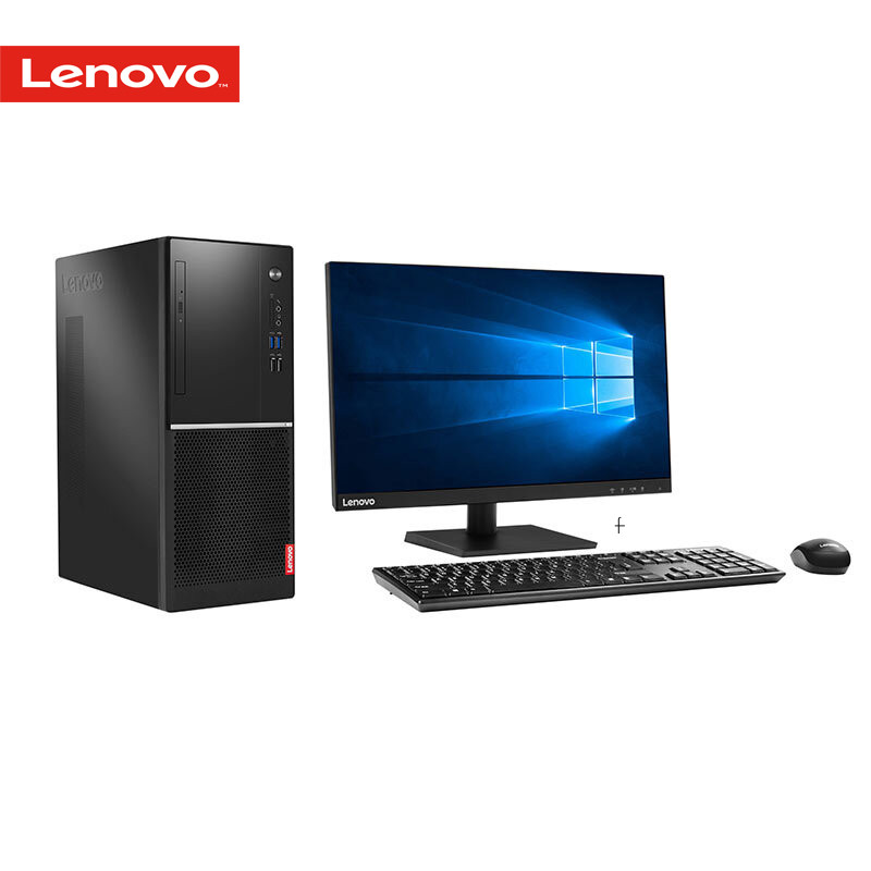 联想（Lenovo）扬天M4600D系列 19.5英寸屏 商用台式电脑（i3-8100 4GB 1TB ）