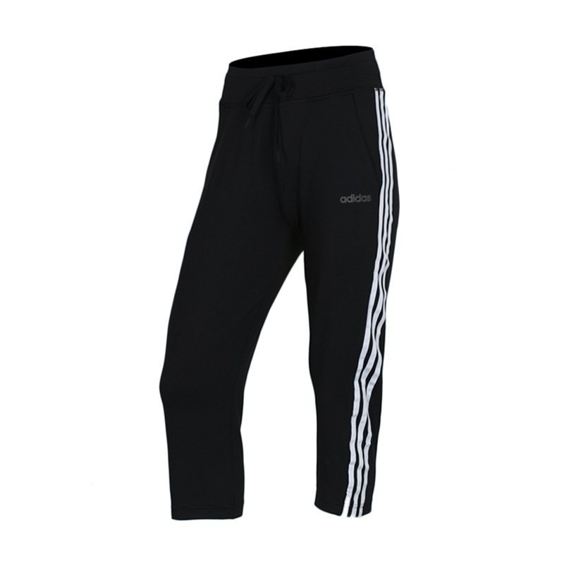 ADIDAS阿迪达斯新款女子运动休闲舒适跑步透气七分裤中裤DS8734 S DS8734