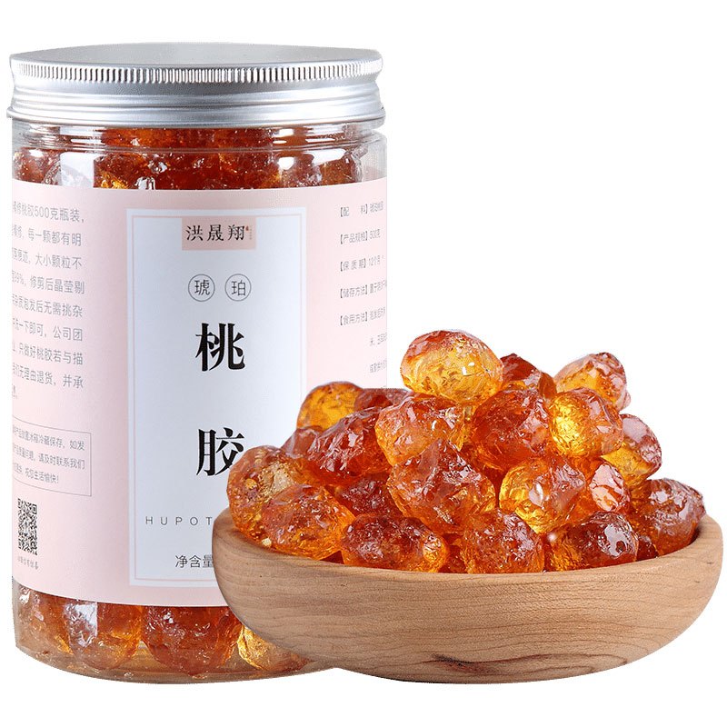 洪晟翔琥珀桃胶500g