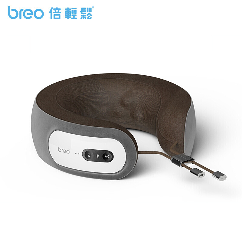 倍轻松（breo）颈椎按摩器iNeck3 颈部按摩仪护颈仪 肩颈按摩枕 APP蓝牙控制