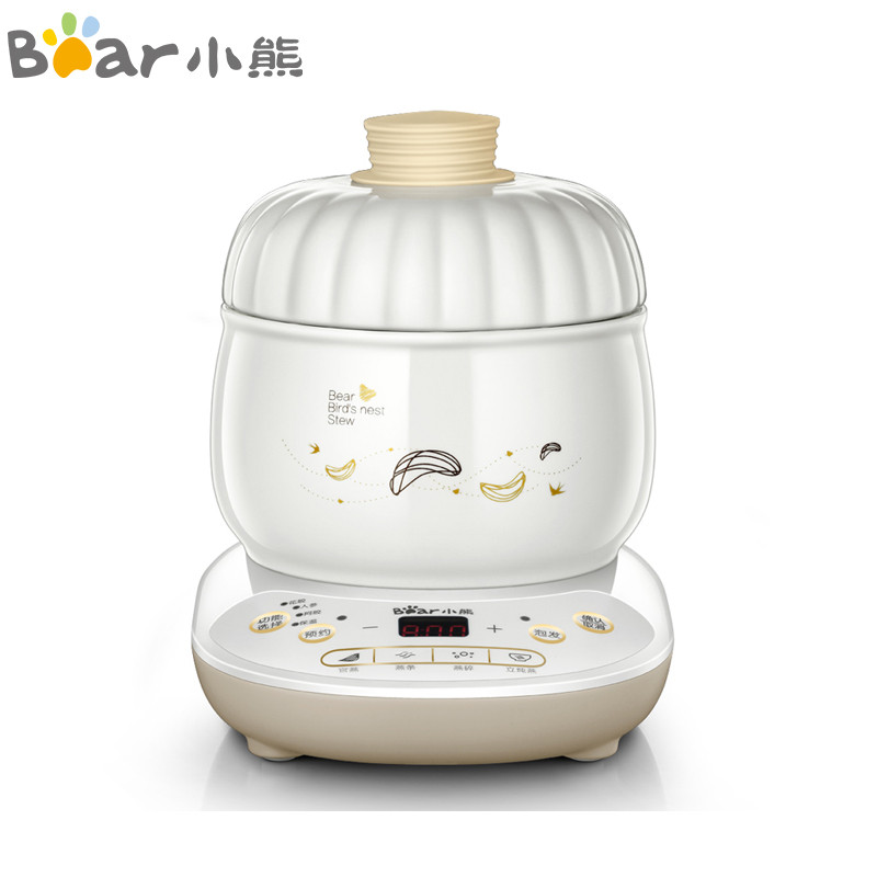 小熊（Bear）电炖盅 辅食机婴儿 燕窝盅 孕妇养生煲陶瓷0.6L DDZ-B06R2