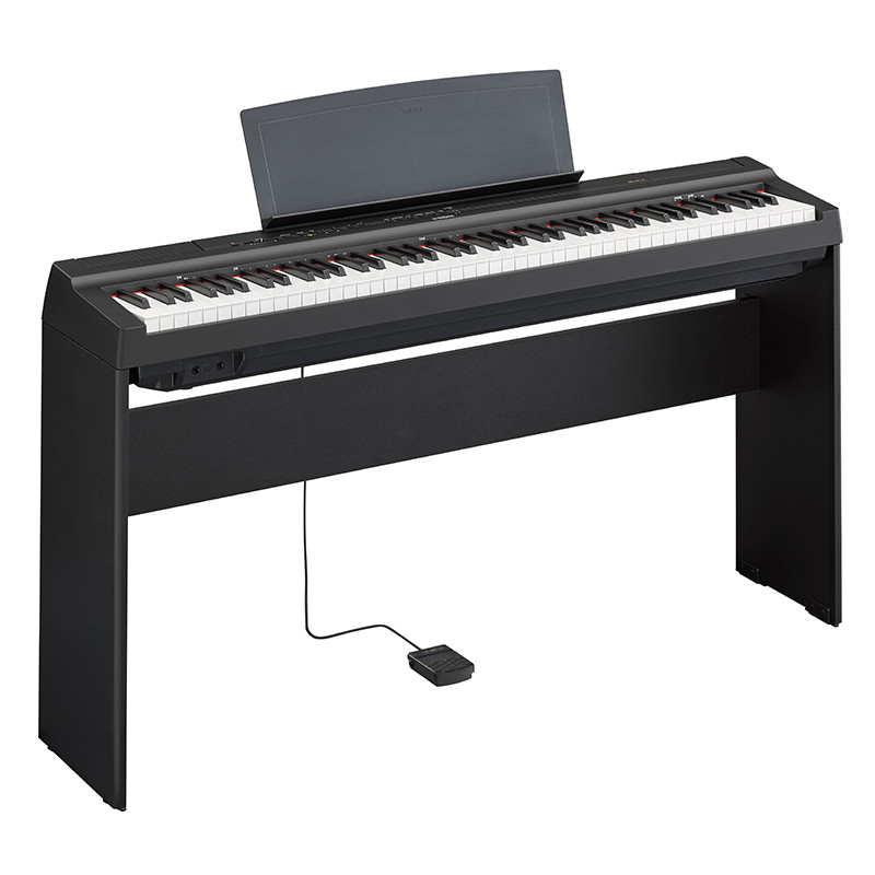 雅马哈电钢琴88键重锤P128B 专业数码钢琴电子钢琴初学者家用 P-128主机+木架