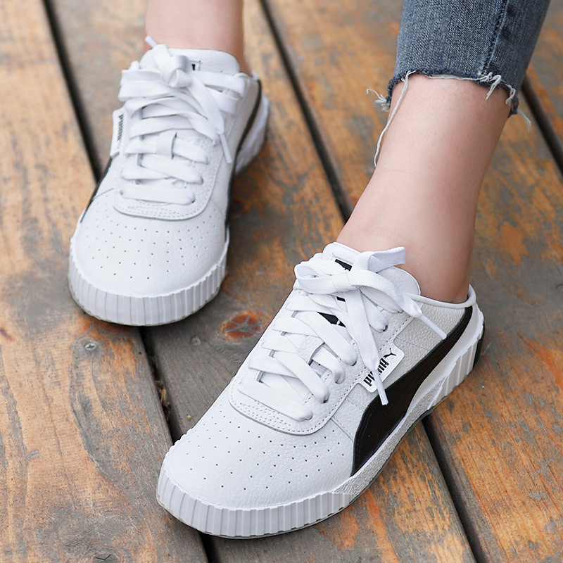 Puma/彪马女士鞋新款运动鞋复古时尚耐磨舒适透气半后跟半拖懒人鞋休闲鞋板鞋37048 38/5 370484-05