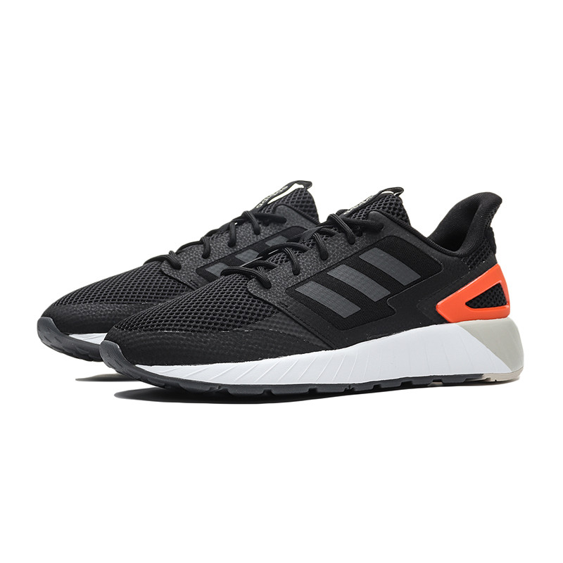 adidas阿迪达斯NEO男鞋运动鞋休闲鞋跑步鞋G26346 G26346黑色+深灰+橙黄 44码