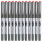 齐心 RP602 直液式签字笔 0.5mm 书写工具 12支装 黑色