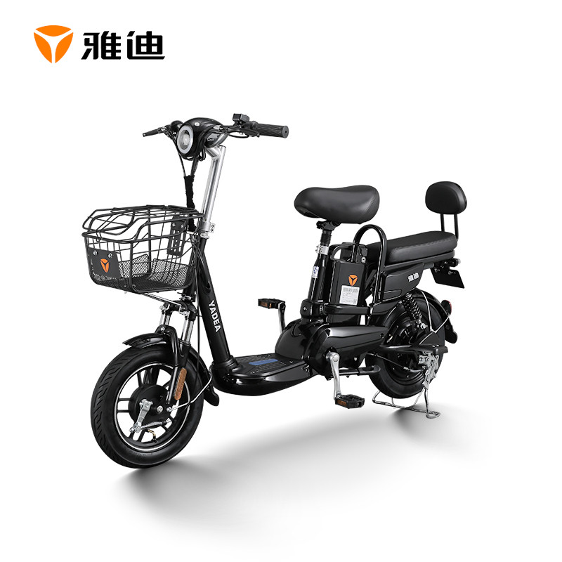 雅迪（yadea） 新款电动自行车 轻驰（小王子锂电版） 48V 黑色