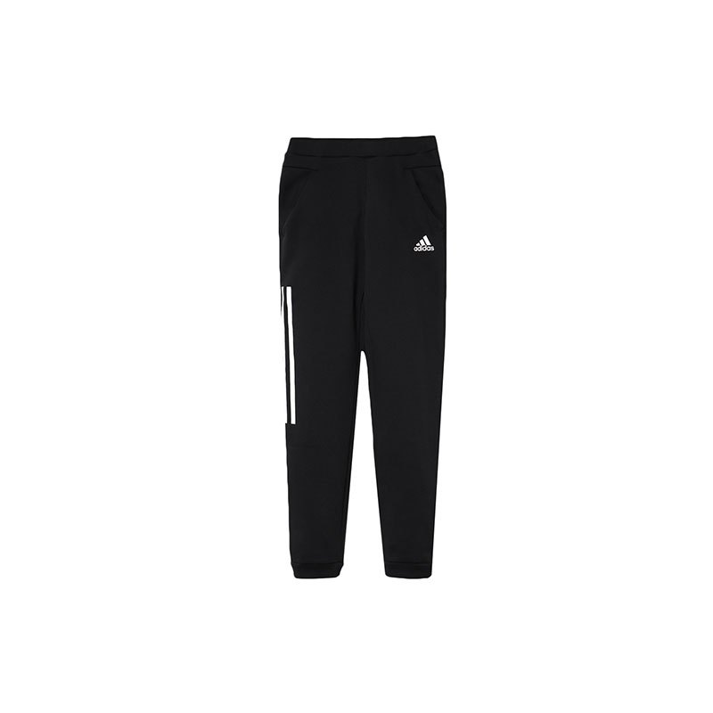 【自营】adidas童服装女小童针织长裤加绒保暖休闲运动服DT2347 122CM DT2347黑色