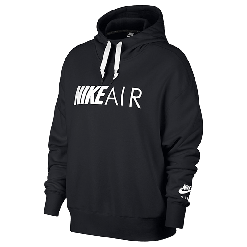 NIKE耐克女装上衣2019春季新款运动服连帽透气休闲套头衫AR3655 S AR3655-010