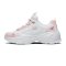 Skechers斯凯奇新款厚底增高老爹鞋复古户外鞋小白鞋女88888333 白色/浅粉色/WLPK 35.5