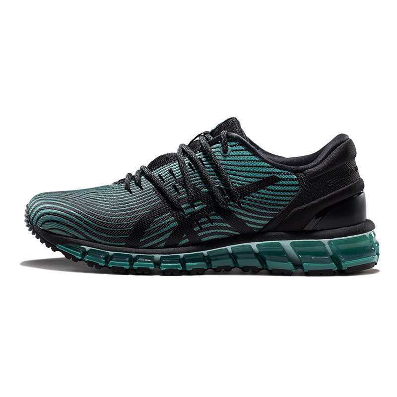 ASICS亚瑟士女鞋时尚缓冲女跑鞋GEL-QUANTUM36041022A029- 绿色/黑色 40