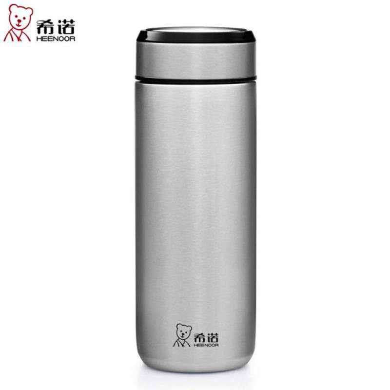 希诺 不锈钢保温杯 大容量过滤茶杯 325ml 颜色随机 XN-5607 (单 位：个） 颜色随机 银色