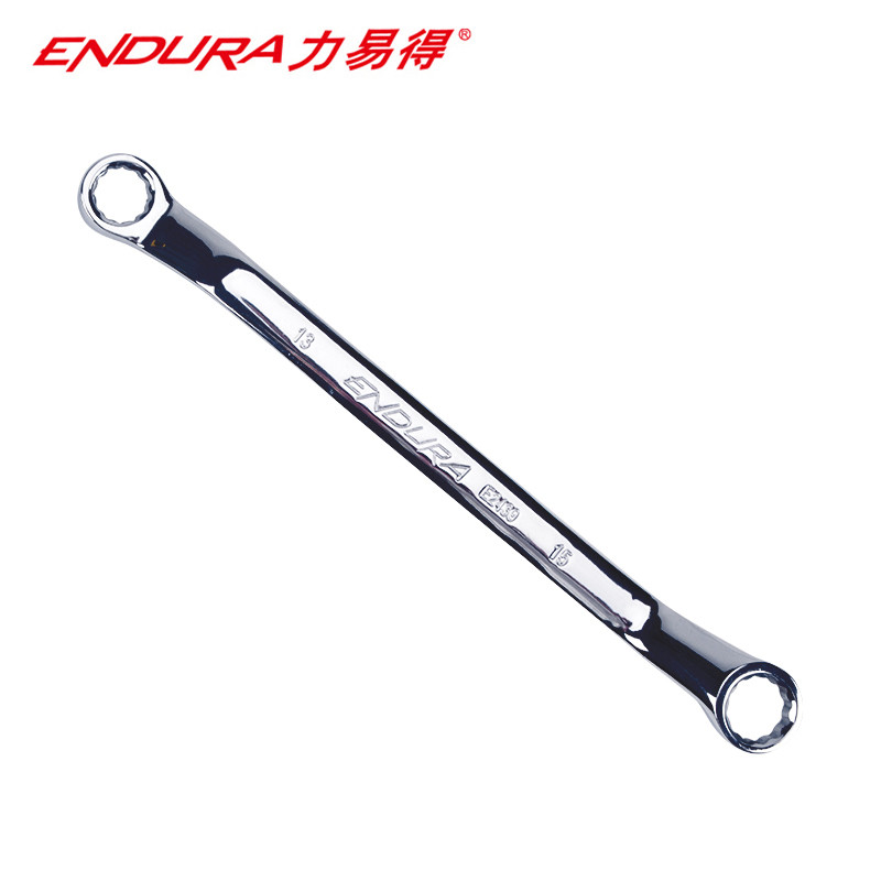 力易得（ENDURA）E2451全抛光铬钒钢双头梅花扳手 30*32mm 1把（货期3-5天）