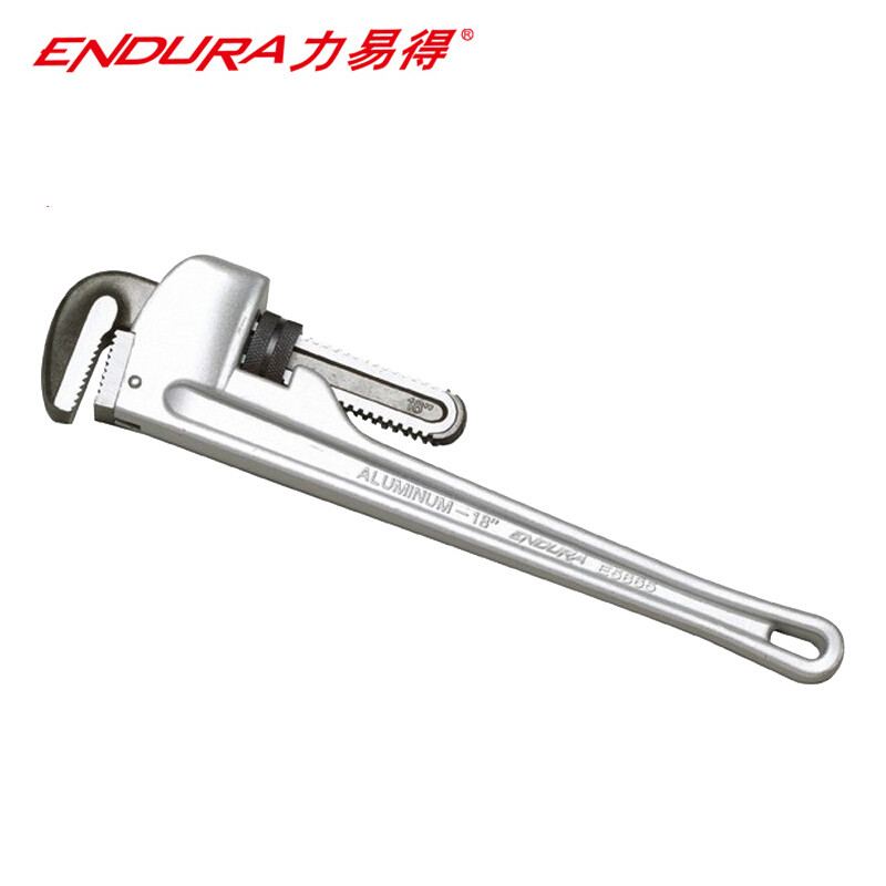 力易得（ENDURA）10英寸铝合金 E5662水管钳管钳子 200mm 1把（货期3-5天）