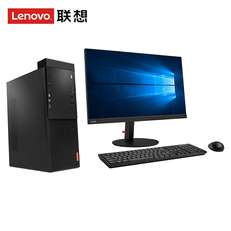 联想(Lenovo) 启天台式机M415-B113（I3-7100/4G/1T/无光驱/集显/DOS）21.5英寸显示器