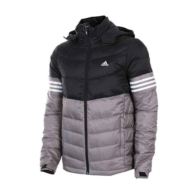 阿迪达斯adidas男装羽绒夹克-AY4104 M 灰色