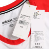 Adidas阿迪达斯NEO男装LOGO运动短袖休闲圆领T恤衫DW7919 DW7918白+红 XXL