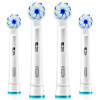 欧乐B（Oralb）电动牙刷头 超细毛柔护4支装 保护牙龈 EB60-4 适配成人2D/3D全部型号