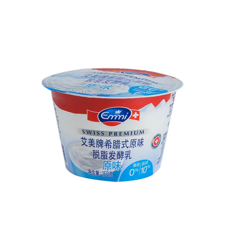 艾美Emmi瑞士进口脱脂原味酸奶 150g*12杯