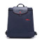 Longchamp 珑骧 女款LE PLIAGE系列织物可折叠双肩包 1699 619 556-海军蓝色