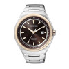 西铁城（CITIZEN）手表光动能 钛合金表带表壳日期显示商务男表AW1255-50W