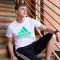 阿迪达斯（adidas）男款logo印花运动休闲短袖T恤ADICTT/ADITSG2 M ADICTT-WGN-1（男）