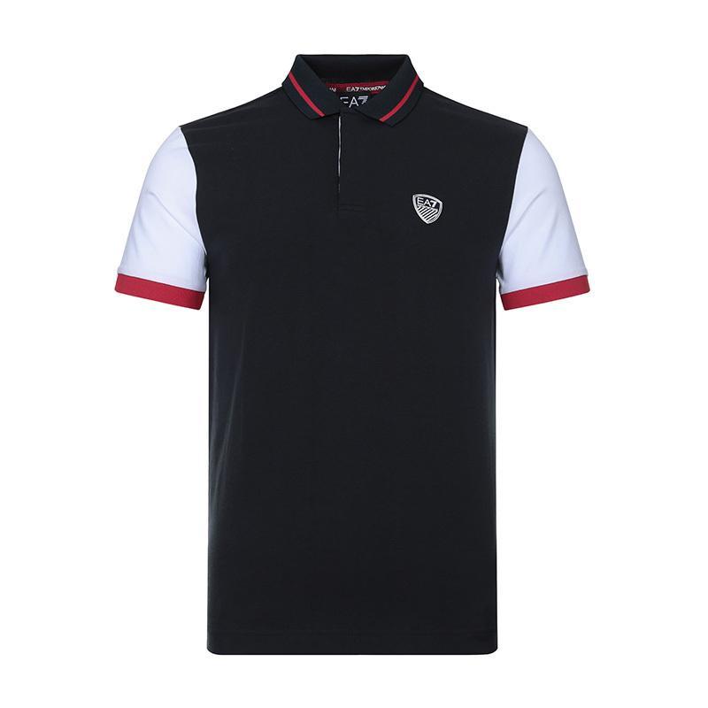 EMPORIO ARMANI EA7 阿玛尼 男款棉质短袖POLO衫 3GPF79 PJ20Z 1578-夜蓝色 XL