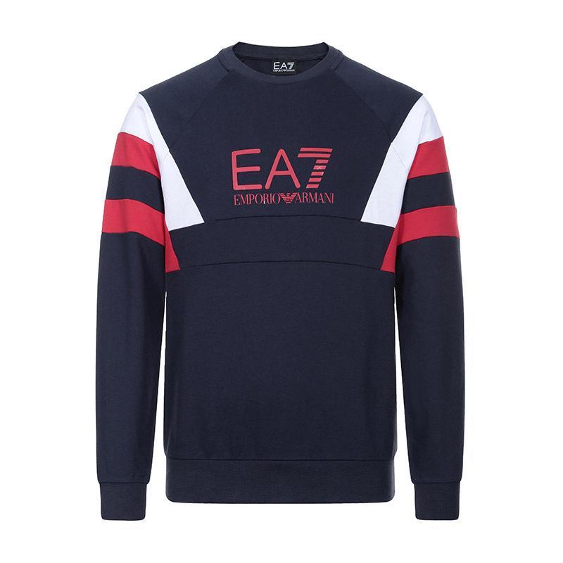 EMPORIO ARMANI EA7 阿玛尼 男士棉质圆领长袖卫衣 3GPM40 PJ05Z 1554-海军蓝多色 XL