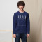 ELLE HOMME纯棉长袖T恤ECT91002 56码 深蓝色