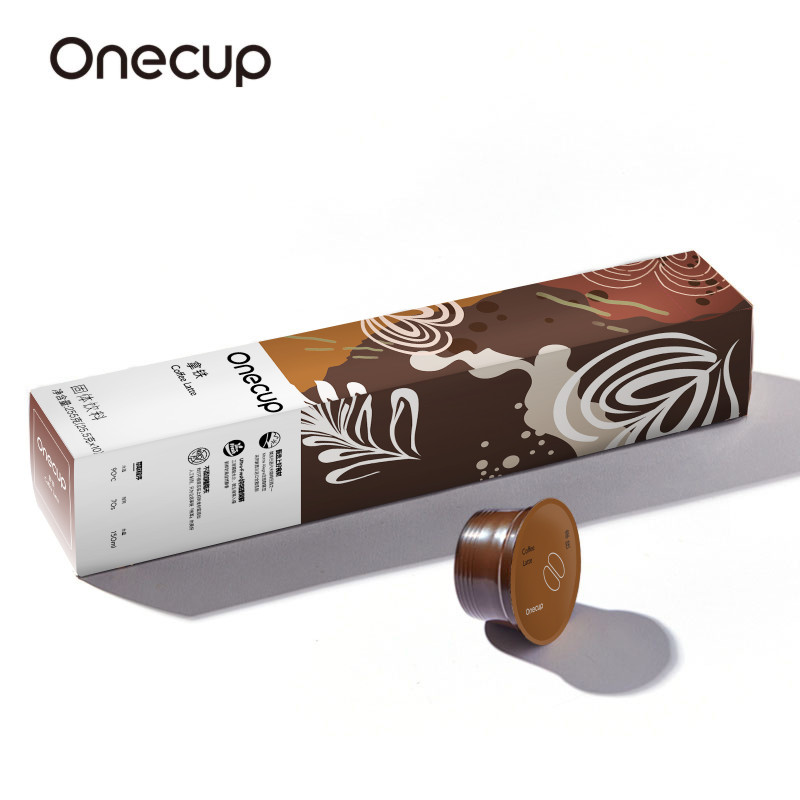 Onecup官方正品 拿铁咖啡10杯装 进口咖啡豆丝滑 咖啡胶囊饮品