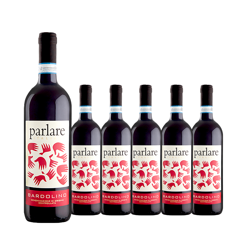 意大利原瓶进口 派拉雷巴多利诺红葡萄酒Parlare Bardolino 整箱装750ml*6