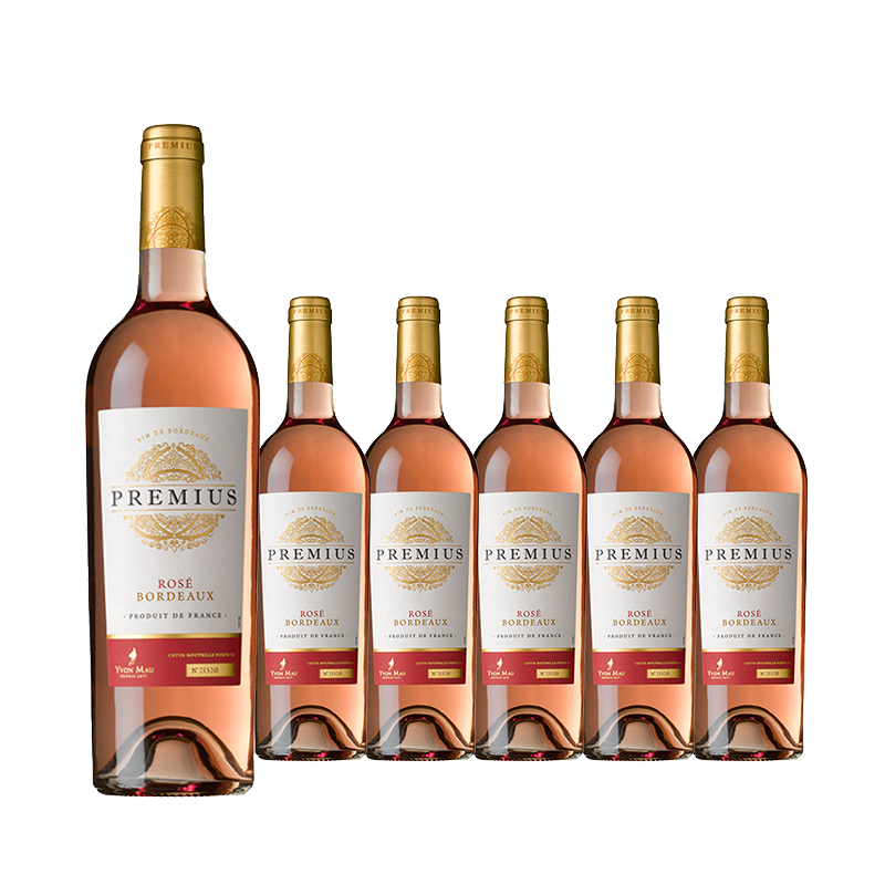 法国原瓶进口 普莱密斯 庄园桃红葡萄酒 Premius Rose 整箱装750ml*6