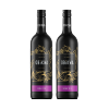 南非原瓶进口葡萄酒 奥卡瓦希拉红酒 干红葡萄酒 Obikwa 双支装750ml*2
