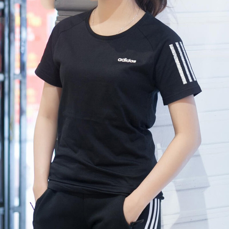 阿迪达斯（ADIDAS）女款运动休闲圆领短袖T恤DP2362/DU0634 3XL DW7999（女）