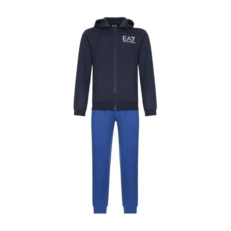 EMPORIO ARMANI EA7 阿玛尼 男士棉质休闲运动套装 3GPV68 PJ05Z 25BM-海军蓝蓝色 M