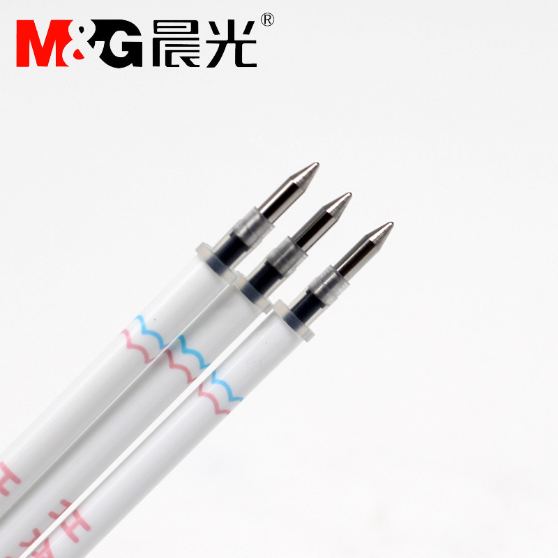 晨光(M&G) 中性 笔芯 3003 热可擦0.5mm 20支装 黑红蓝三色可选 HB 黑色