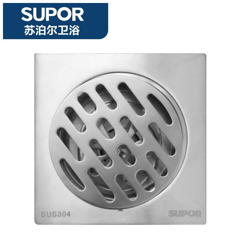 苏泊尔(SUPOR)卫浴304不锈钢洗衣机卫生间淋浴室防臭地漏5100T4-11-LS